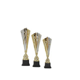 GOLDEN SILVER STAR METAL TROPHY