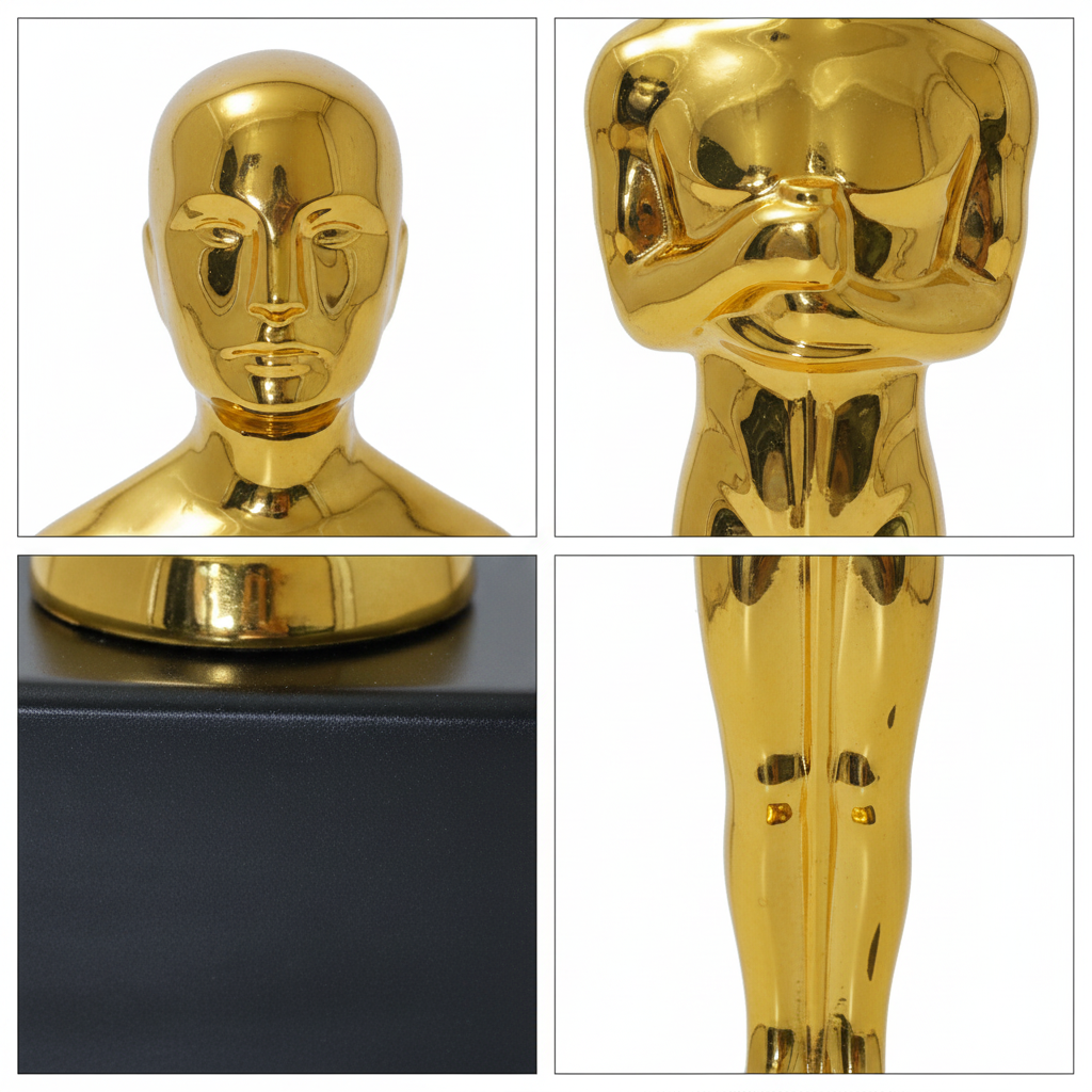 Metal Oscar Trophy Award