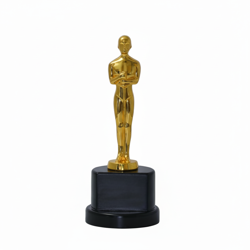 Metal Oscar Trophy Award