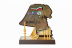 Kuwait Map & Landmark Luxury Souvenir