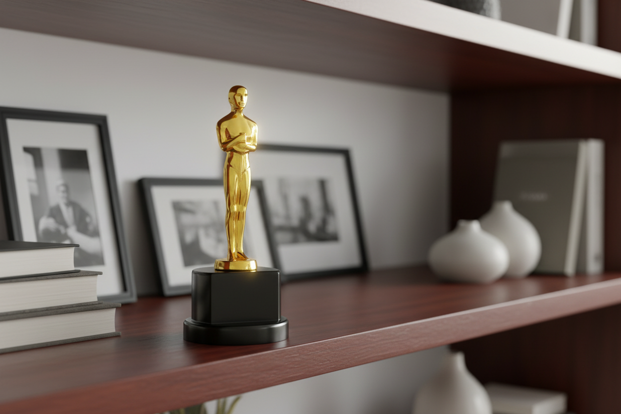 Metal Oscar Trophy Award