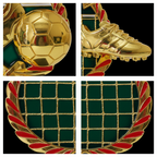Soccer Goal Wreath Award Trophy