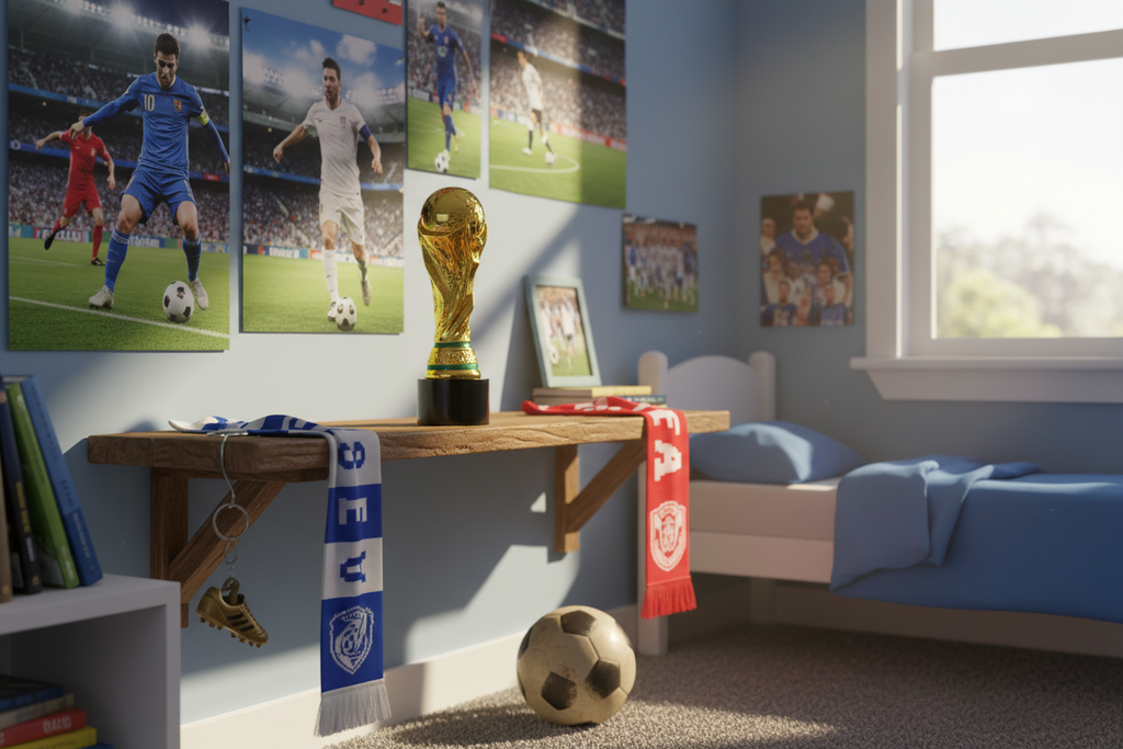 World Cup Trophy Replica Miniature with Crystal Base
