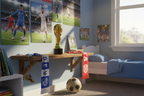 World Cup Trophy Replica Miniature with Crystal Base
