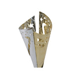 GOLDEN SILVER STAR METAL TROPHY