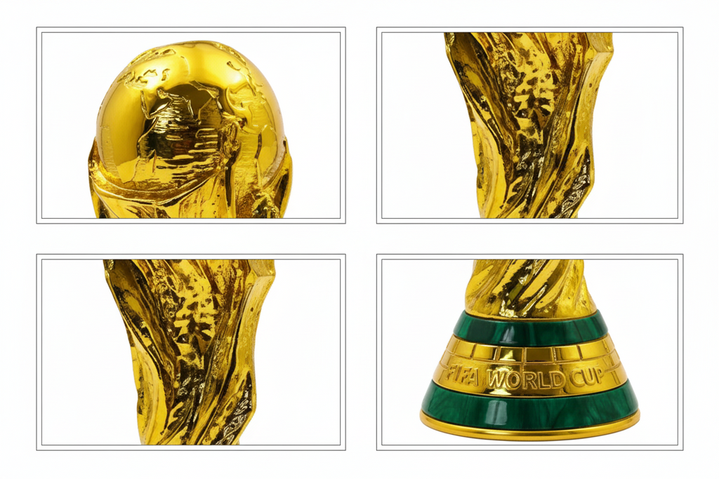 World Cup Trophy Replica Miniature with Crystal Base