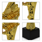 Golden Smash Badminton Trophy