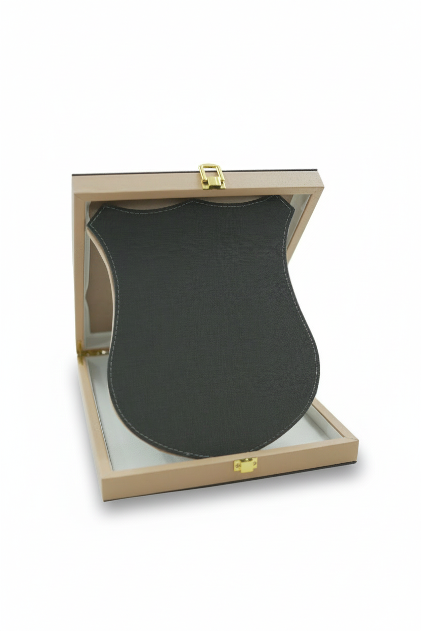 SHIELD PLAQUE- GREY