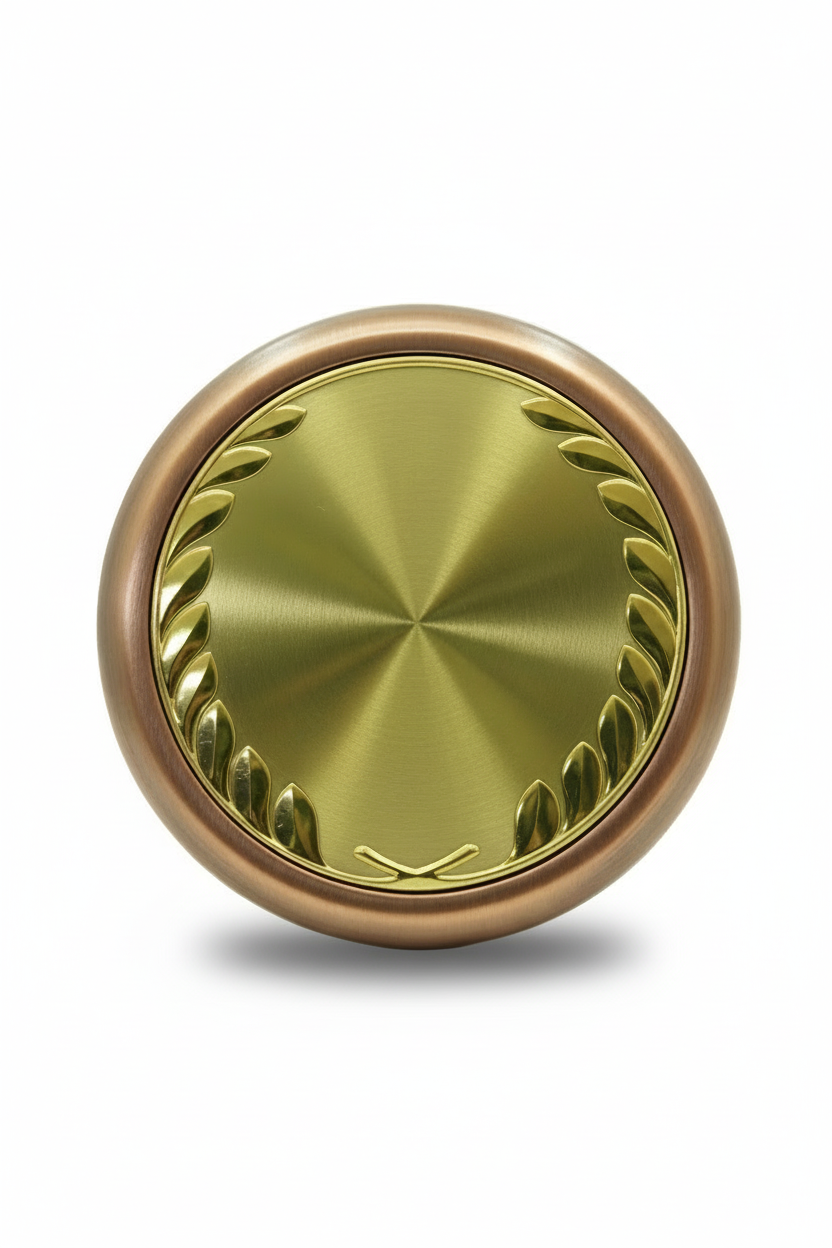 CIRCULAR WOODEN PLAQUE