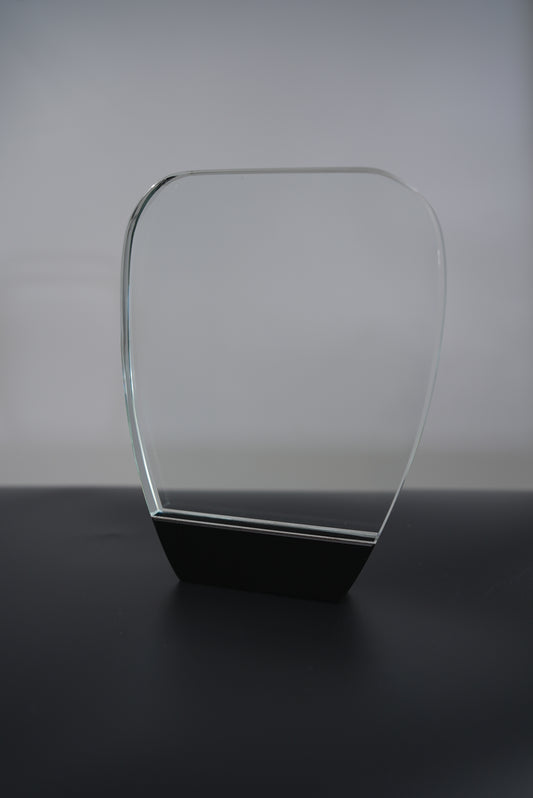 BLACK OVAL CRYSTAL