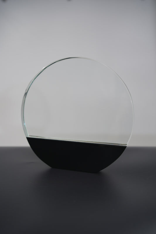 BLACK ROUND CRYSTAL