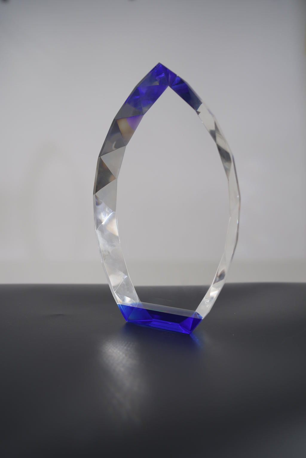 PREMIUM DIAMOND OVAL CRYSTAL AWARD