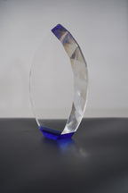 PREMIUM DIAMOND OVAL CRYSTAL AWARD