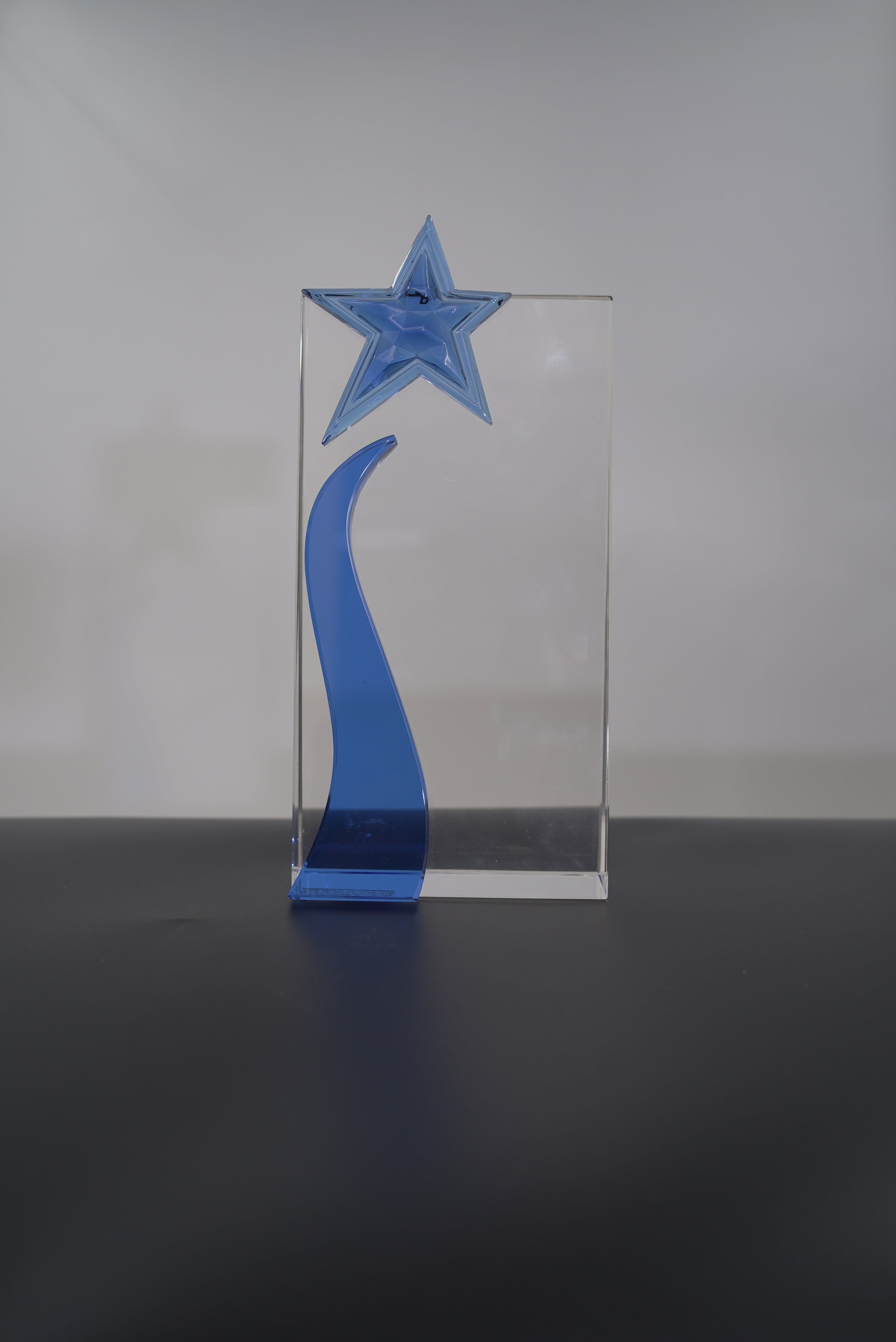 PREMIUM BLUE STAR CRYSTAL AWARD