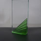 GREEN FAN CRYSTAL AWARD