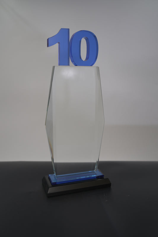 10Y SERVICE CRYSTAL AWARD