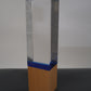WOODEN-CRYSTAL BLOCK AWARD