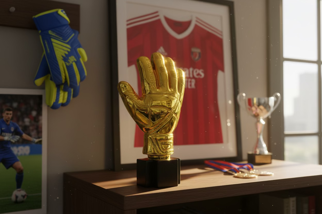 Golden Glove Football Trophy