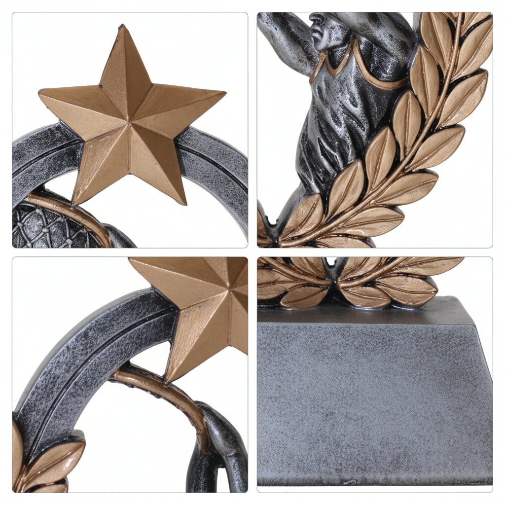 MVP Basketball Resin Trophy