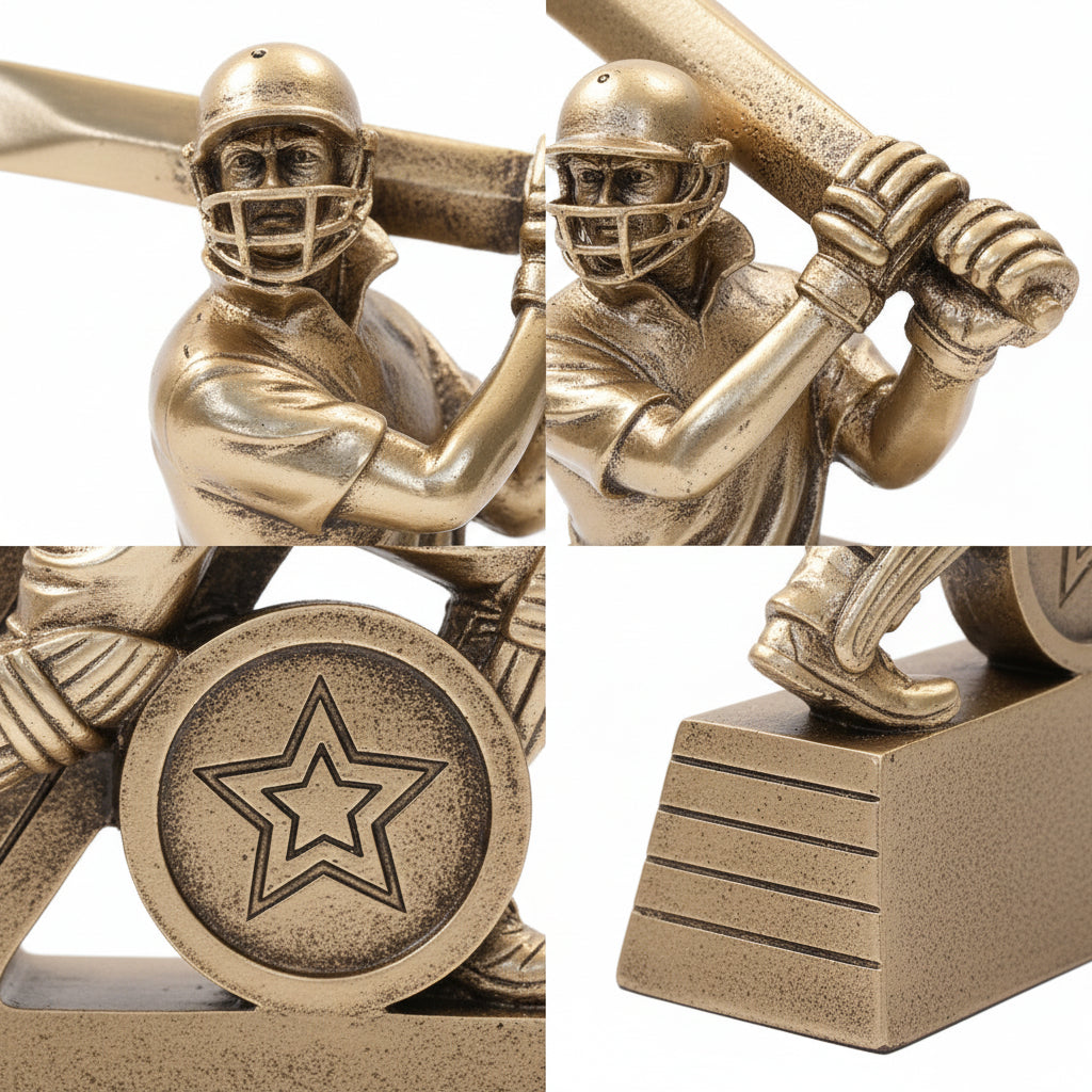 Batsman Resin Trophy