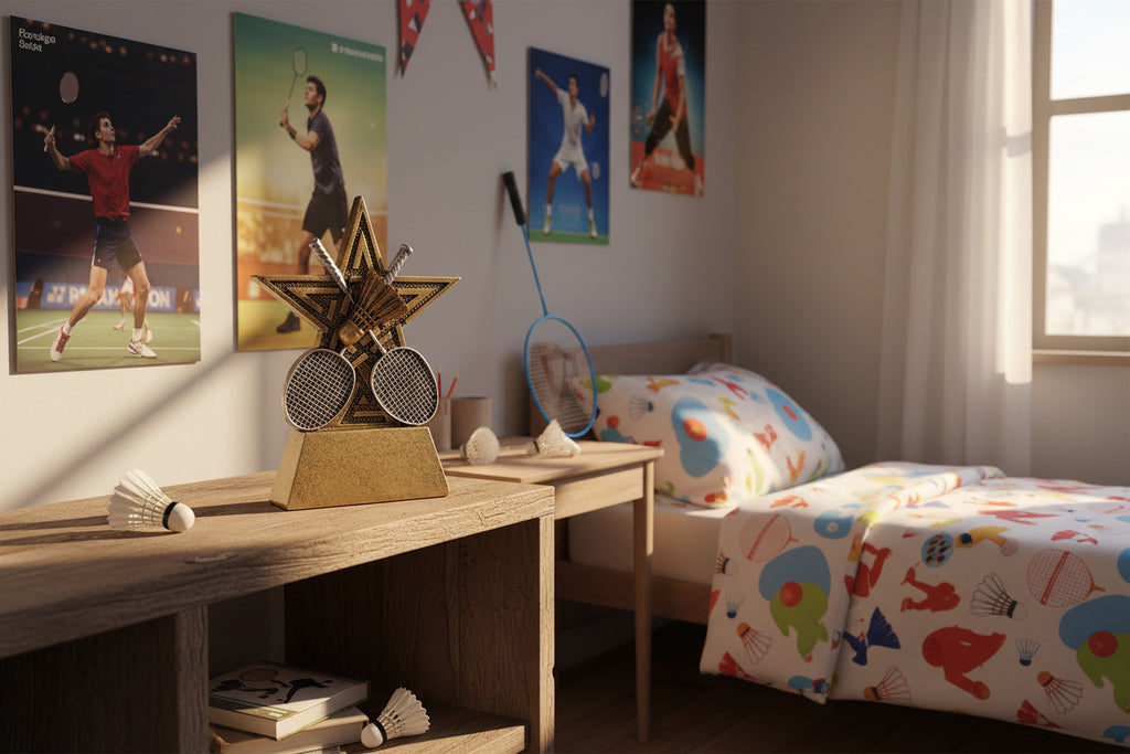 Badminton Resin Trophy