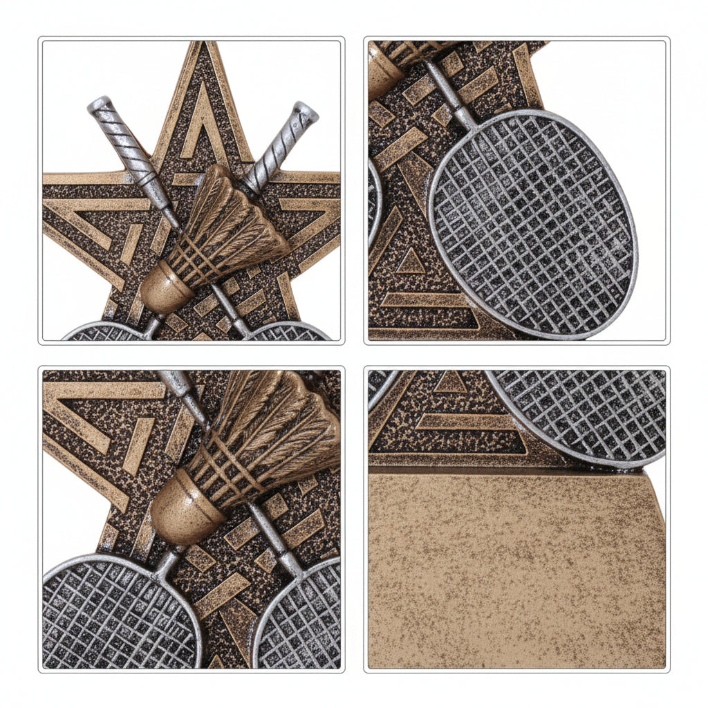Badminton Resin Trophy
