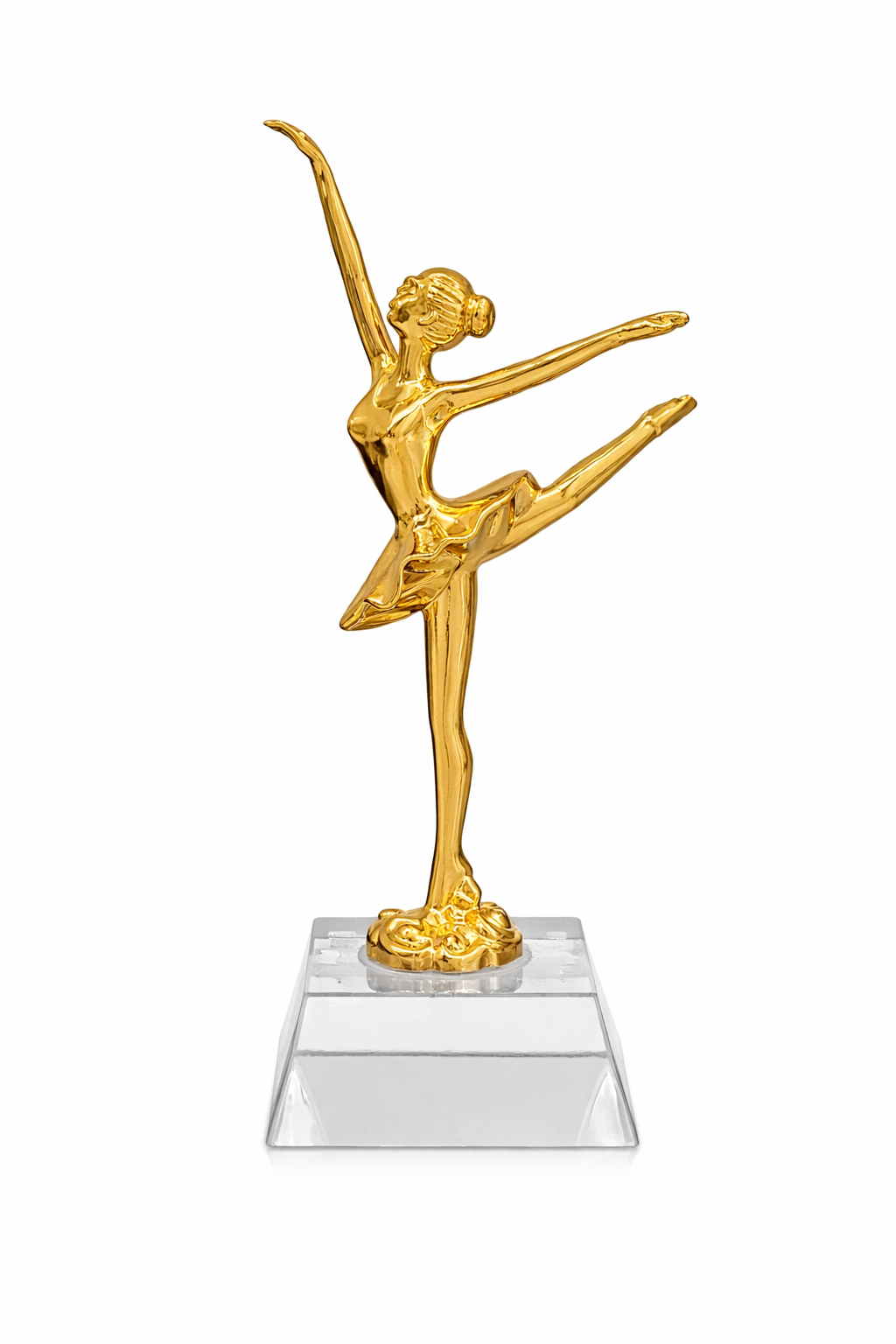 Golden Ballerina Crystal Trophy Award