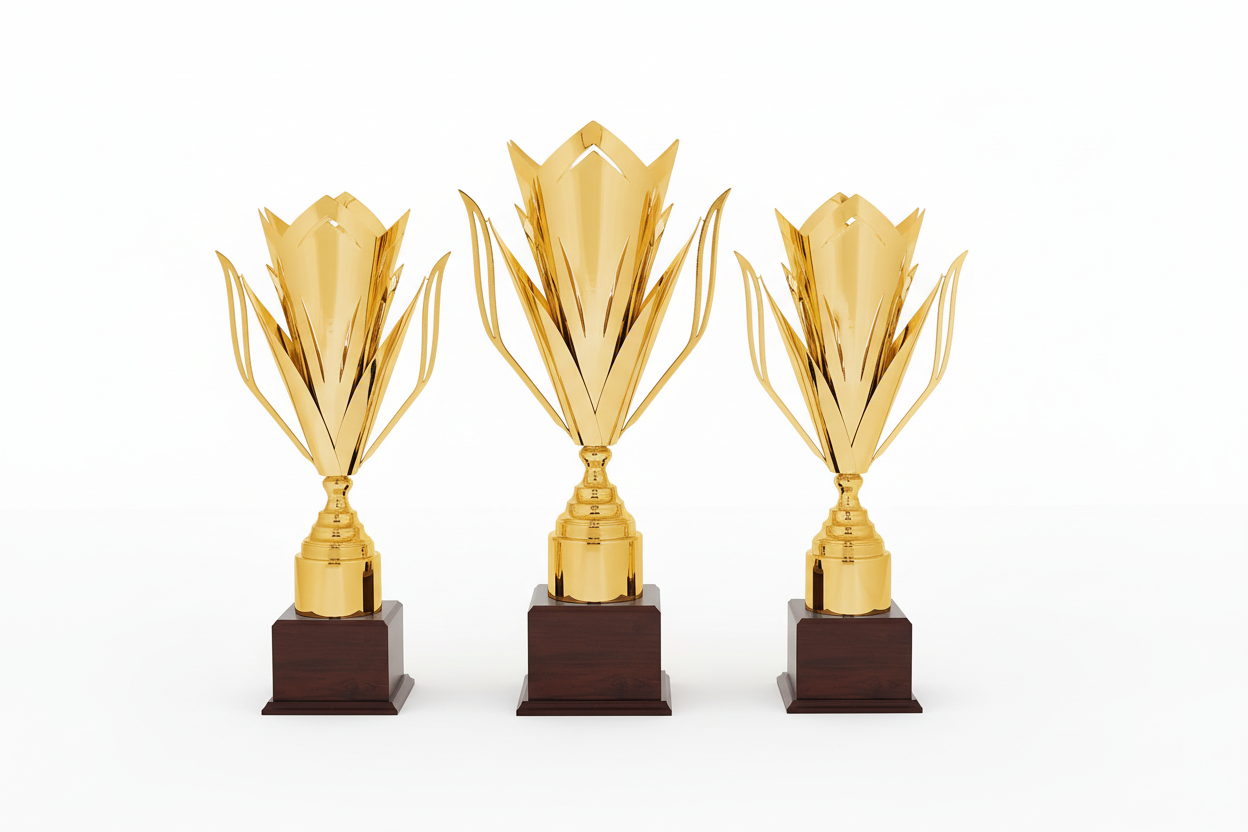 The Golden Petal Award Trophy