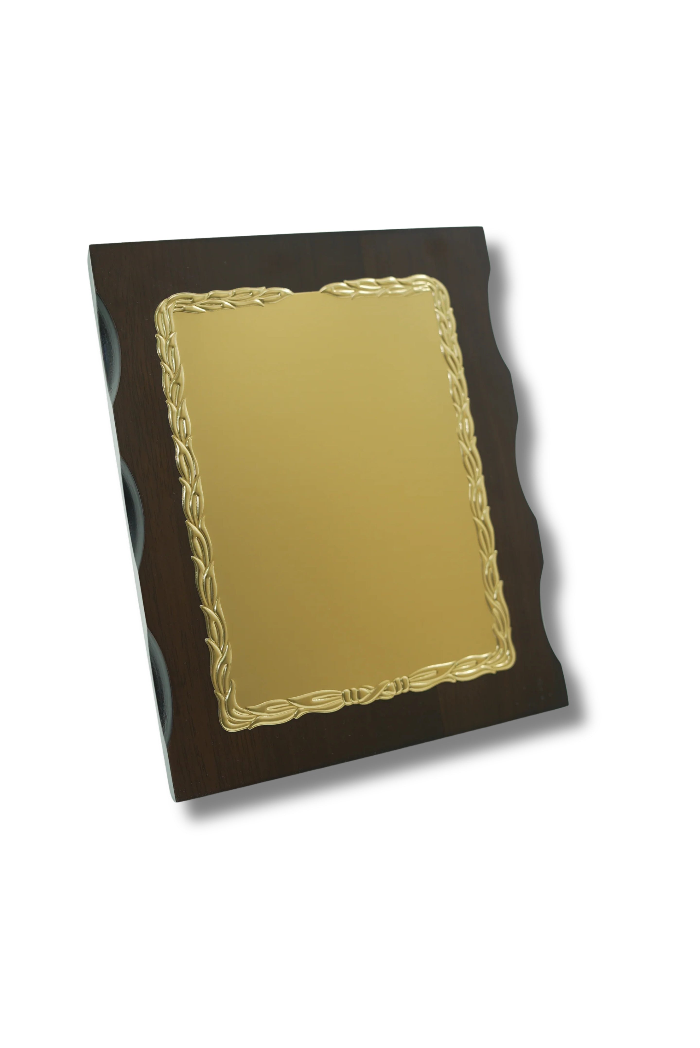 A5 GOLDEN WOODEN PLAQUE