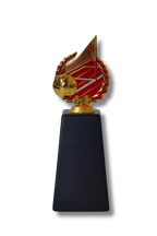 Golden Spike Volleyball Award Trophy