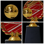 Golden Spike Volleyball Award Trophy
