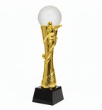 Gold Football Action Trophy
