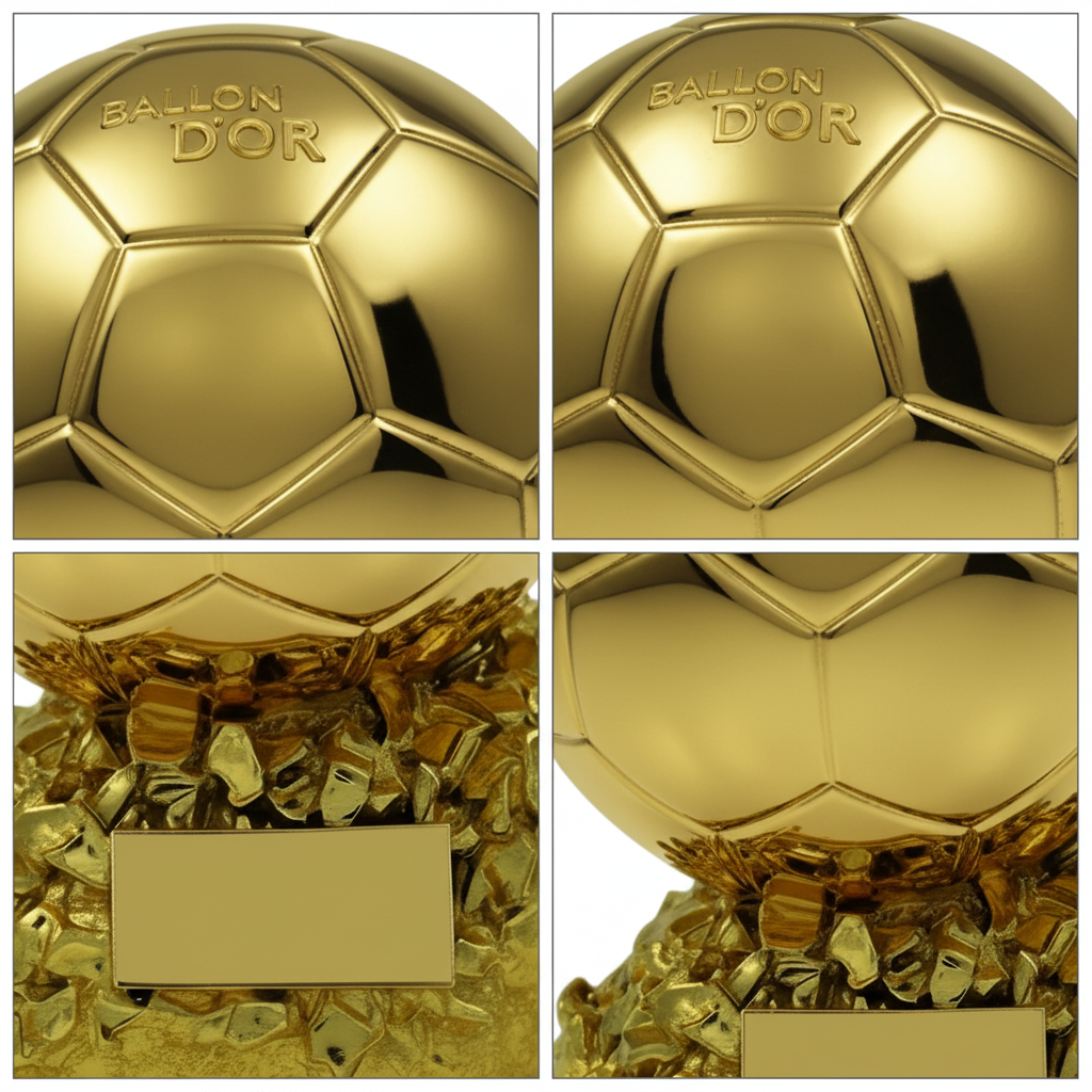 Football Ballon d'Or Trophy Replica