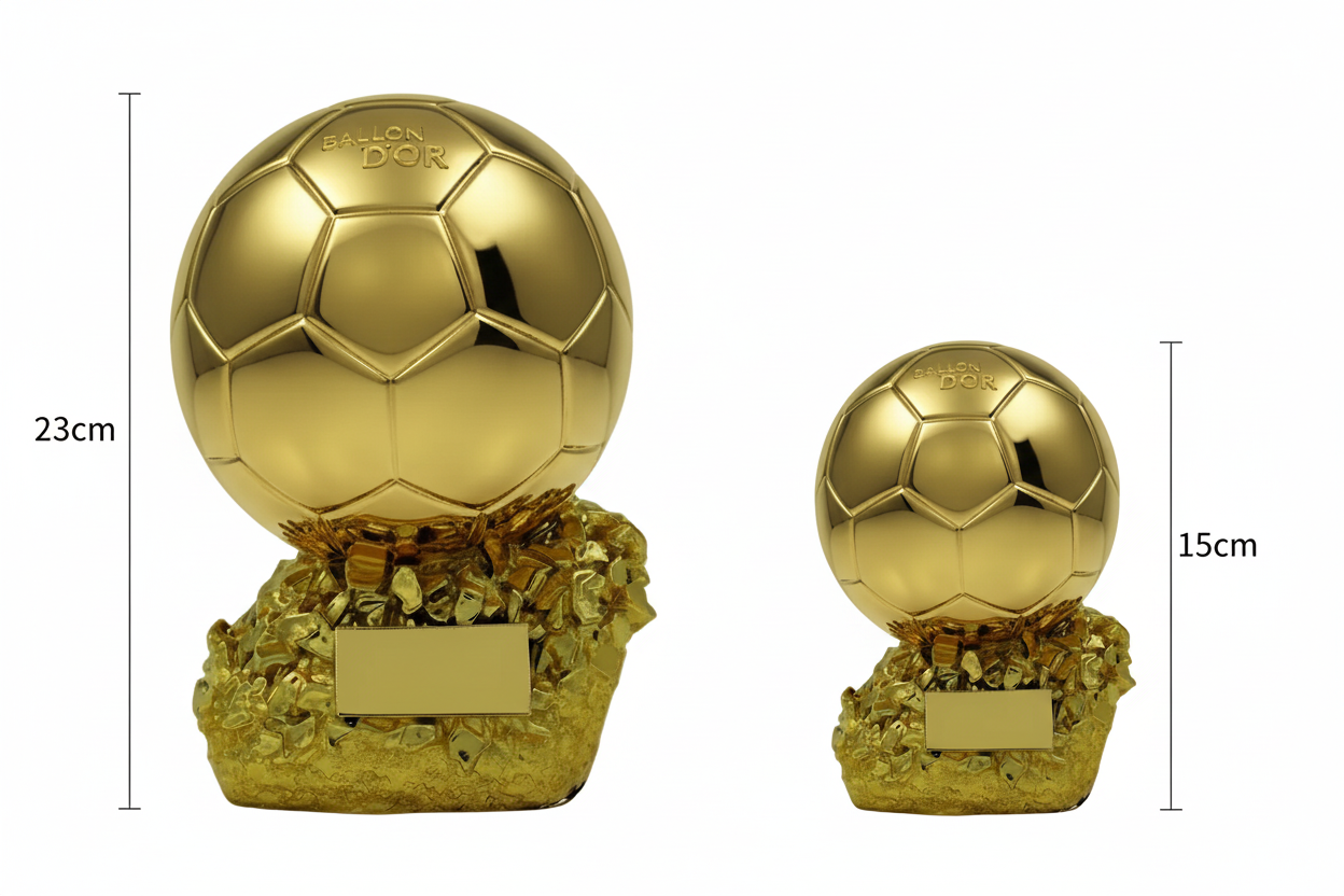 Football Ballon d'Or Trophy Replica