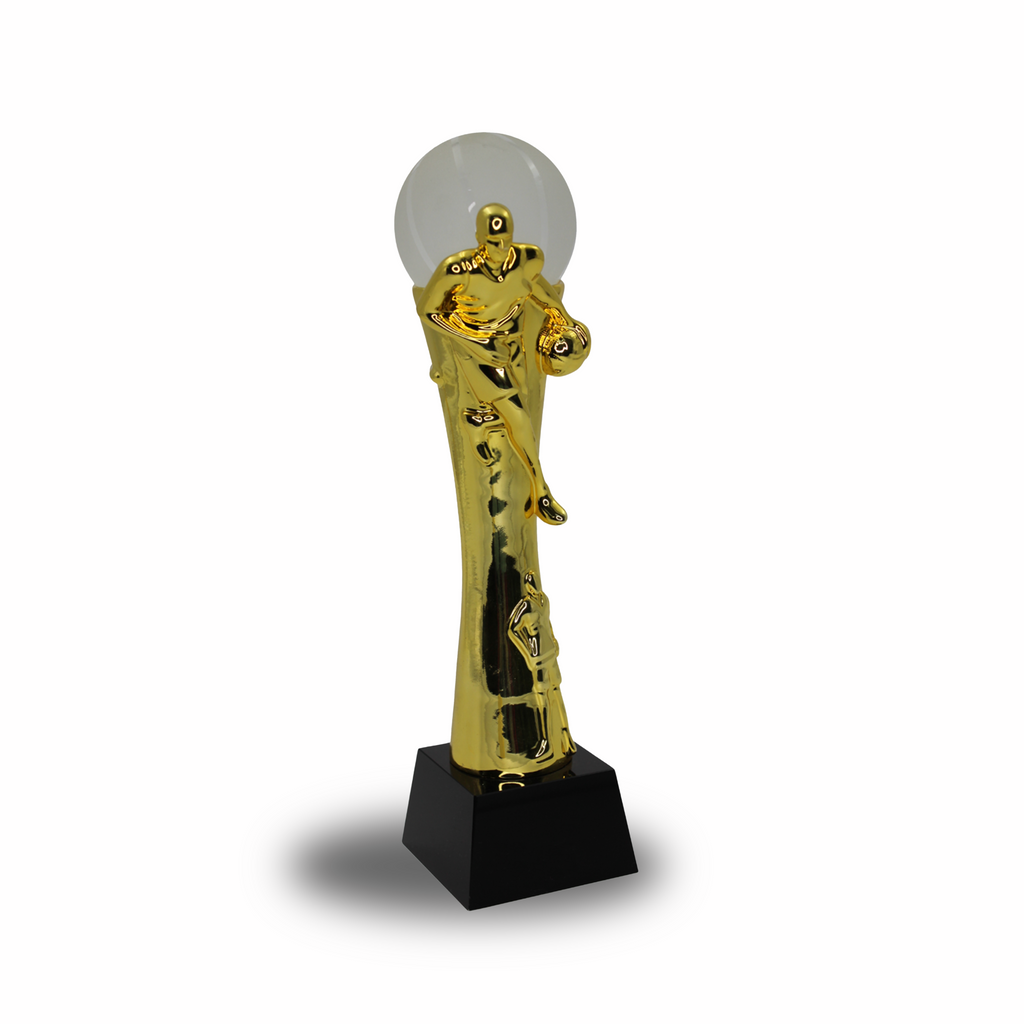 BASKETBALL CRYSTAL TROPHY