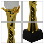 Gold Volleyball Action Trophy